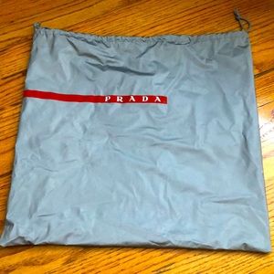 Authentic Prada sport shoe bag